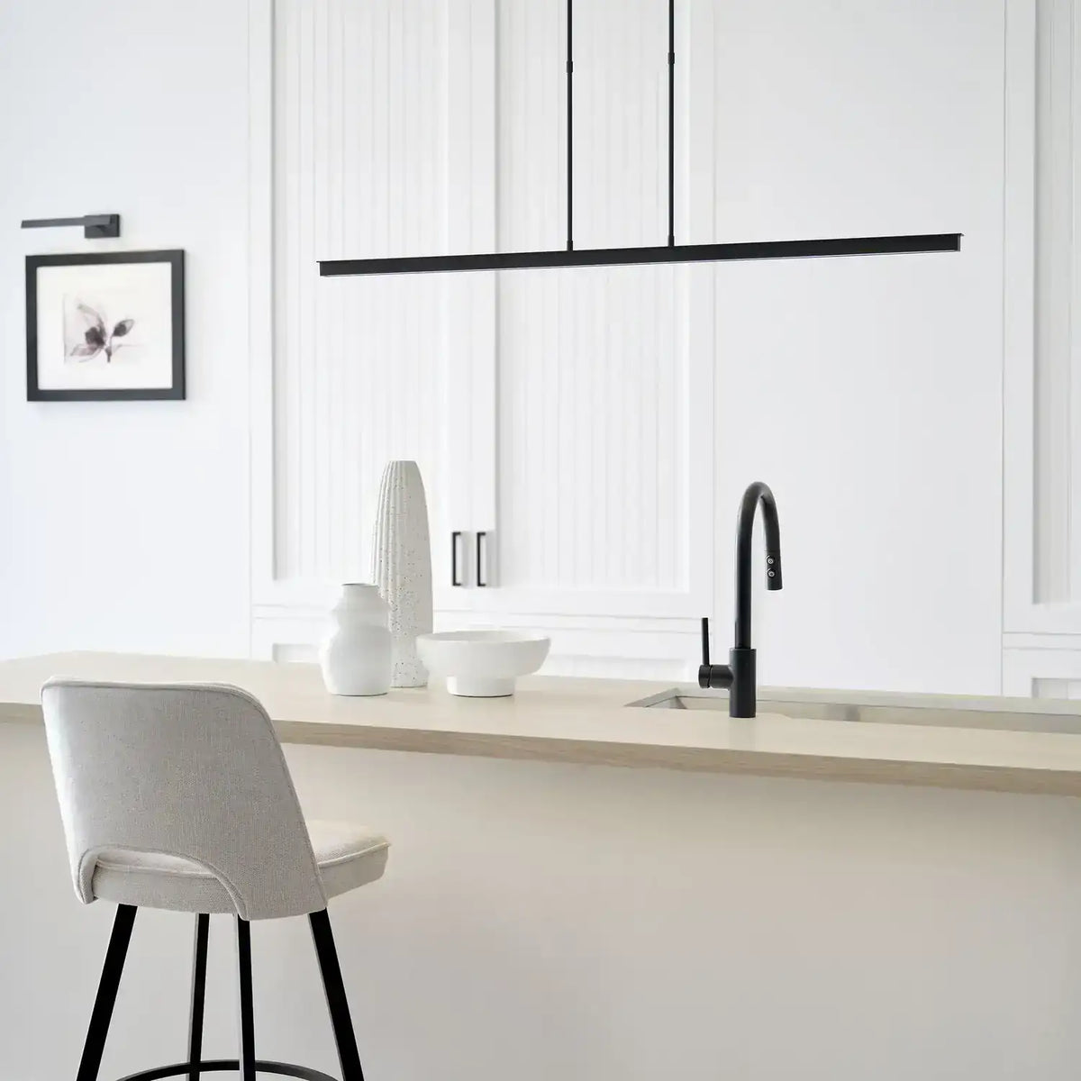 VISUAL COMFORT MODERN, STAGGER LINEAR SUSPENSION, PENDANT LIGHT