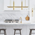 VISUAL COMFORT MODERN, STAGGER HALO LINEAR SUSPENSION, PENDANT LIGHT