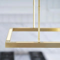 VISUAL COMFORT MODERN, STAGGER HALO LINEAR SUSPENSION, PENDANT LIGHT