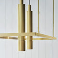 VISUAL COMFORT MODERN, STAGGER HALO LINEAR SUSPENSION, PENDANT LIGHT