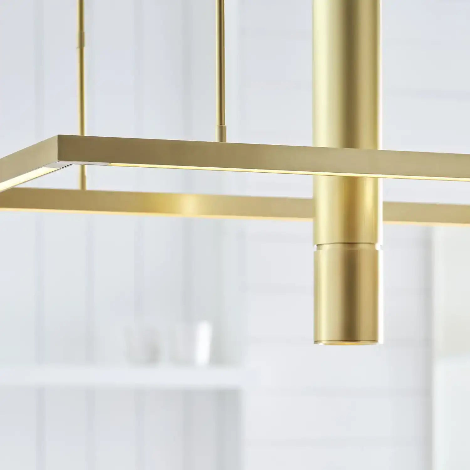 VISUAL COMFORT MODERN, STAGGER HALO LINEAR SUSPENSION, PENDANT LIGHT