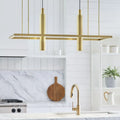 VISUAL COMFORT MODERN, STAGGER HALO LINEAR SUSPENSION, PENDANT LIGHT