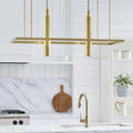 VISUAL COMFORT MODERN, STAGGER HALO LINEAR SUSPENSION, PENDANT LIGHT