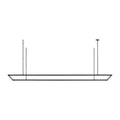 VISUAL COMFORT MODERN, STAGGER HALO LINEAR SUSPENSION, PENDANT LIGHT