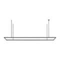 VISUAL COMFORT MODERN, STAGGER HALO LINEAR SUSPENSION, PENDANT LIGHT