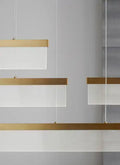 VISUAL COMFORT MODERN, SWEEP LINEAR CHANDELIER, PENDANT LIGHT