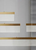 VISUAL COMFORT MODERN, SWEEP LINEAR CHANDELIER, PENDANT LIGHT