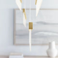 VISUAL COMFORT MODERN, SWEEP LINEAR CHANDELIER, PENDANT LIGHT