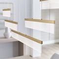 VISUAL COMFORT MODERN, SWEEP LINEAR CHANDELIER, PENDANT LIGHT
