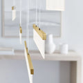 VISUAL COMFORT MODERN, SWEEP LINEAR CHANDELIER, PENDANT LIGHT