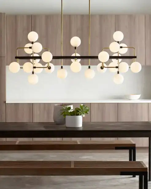 VISUAL COMFORT MODERN, VIAGGIO LINEAR CHANDELIER, CHANDELIER LIGHT