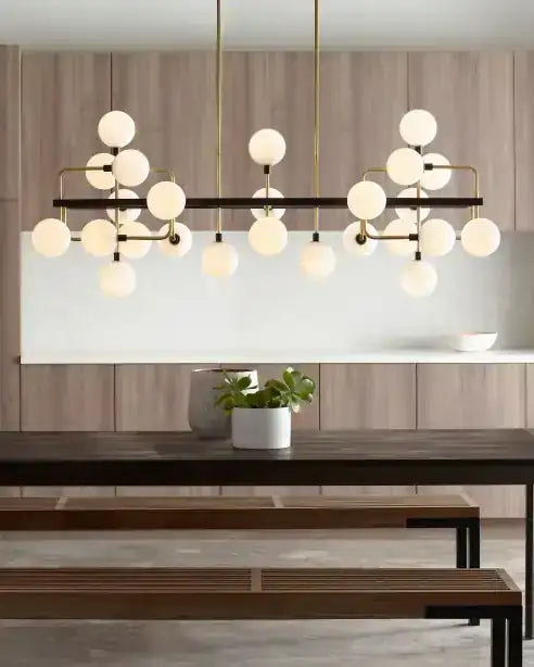 VISUAL COMFORT MODERN, VIAGGIO LINEAR CHANDELIER, CHANDELIER LIGHT