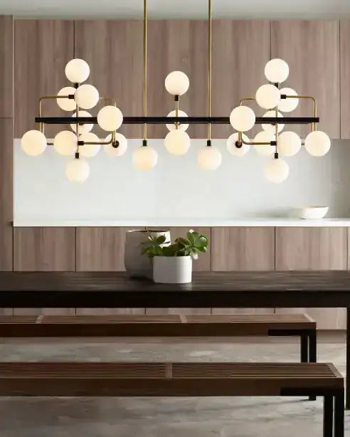 VISUAL COMFORT MODERN, VIAGGIO LINEAR CHANDELIER, CHANDELIER LIGHT