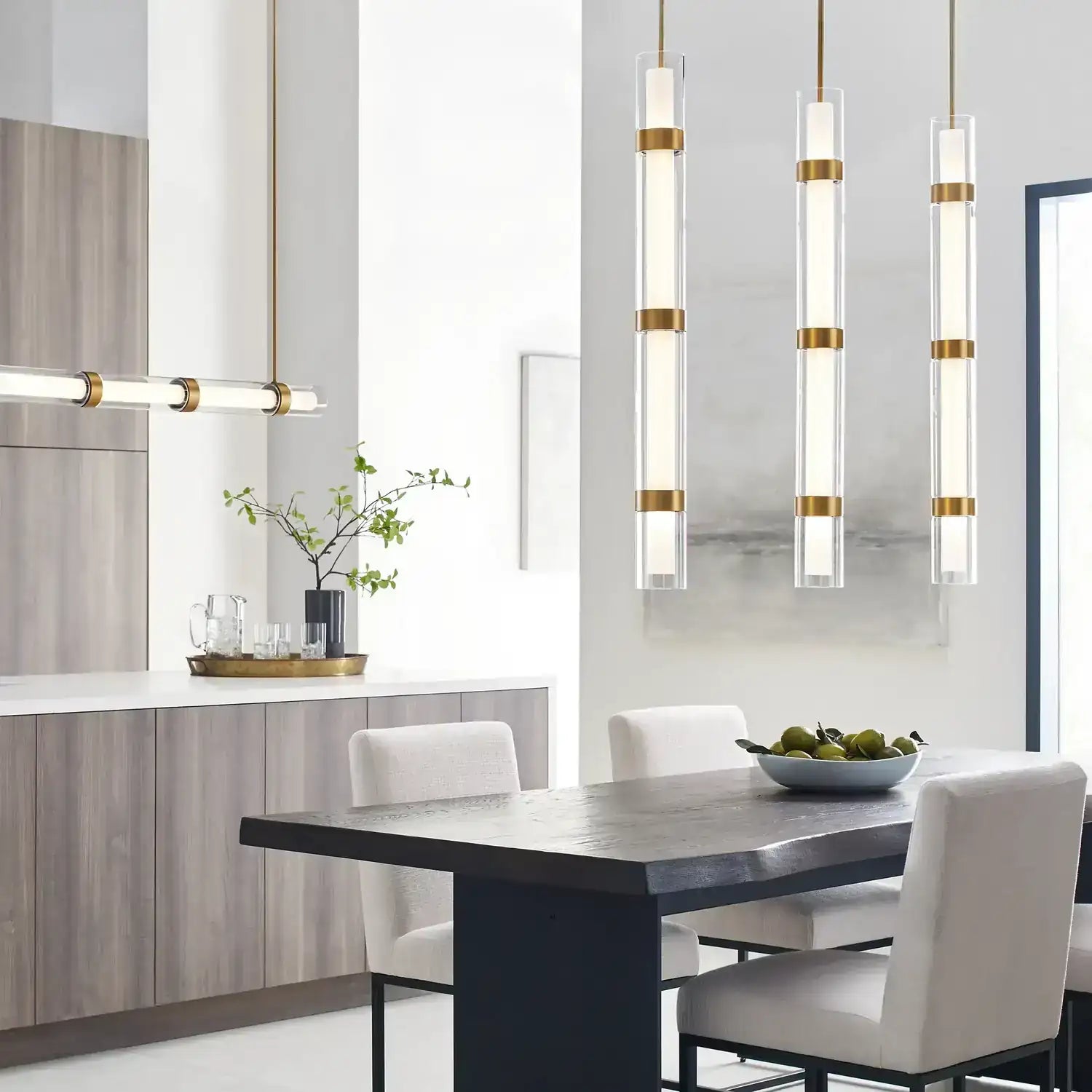 VISUAL COMFORT MODERN, WIT LINEAR SUSPENSION, PENDANT LIGHT