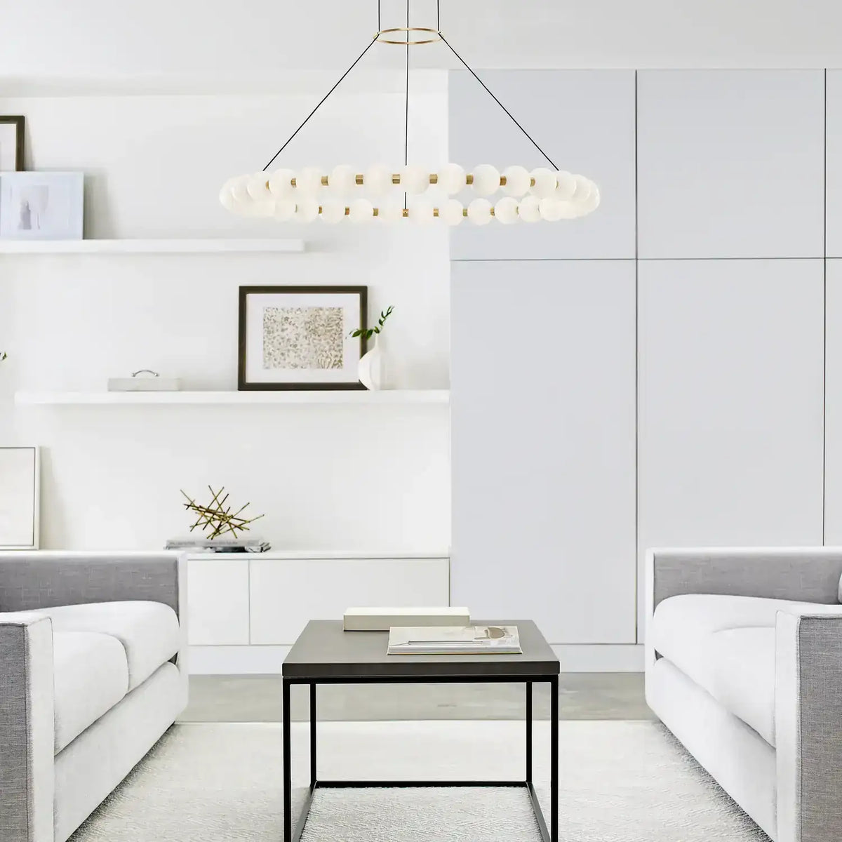 VISUAL COMFORT MODERN, ORBET CHANDELIER, CHANDELIER LIGHT