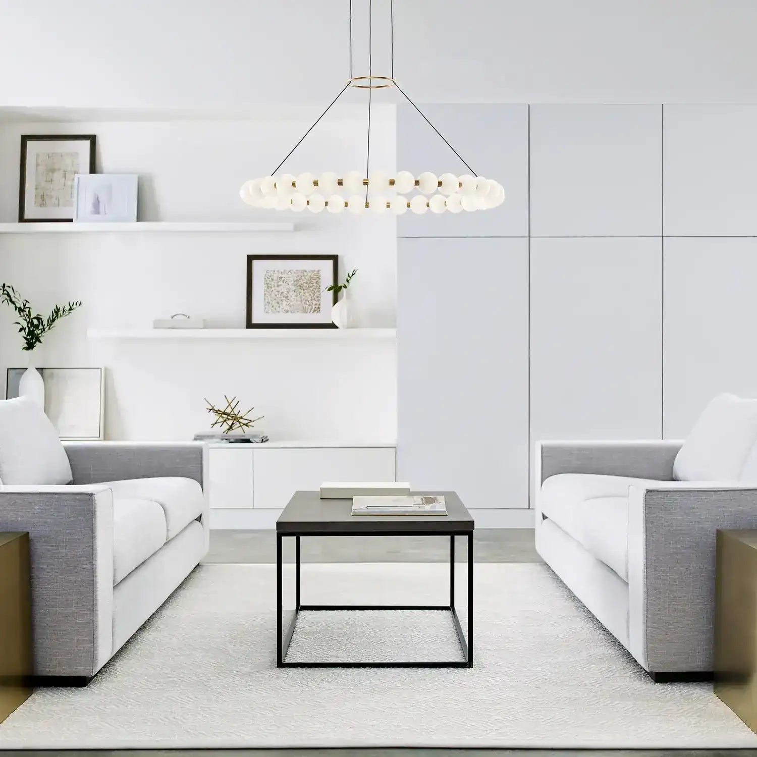 VISUAL COMFORT MODERN, ORBET CHANDELIER, CHANDELIER LIGHT