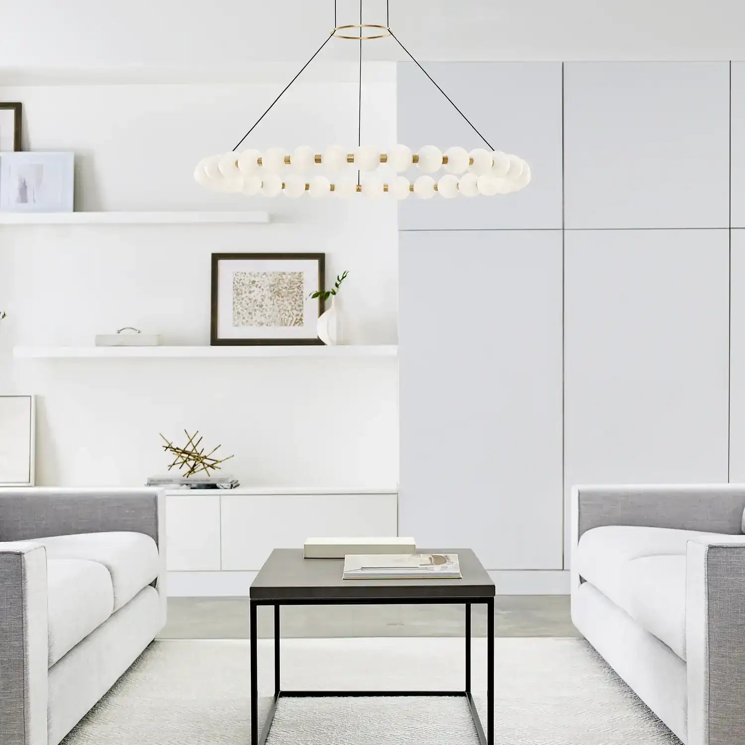 VISUAL COMFORT MODERN, ORBET CHANDELIER, CHANDELIER LIGHT