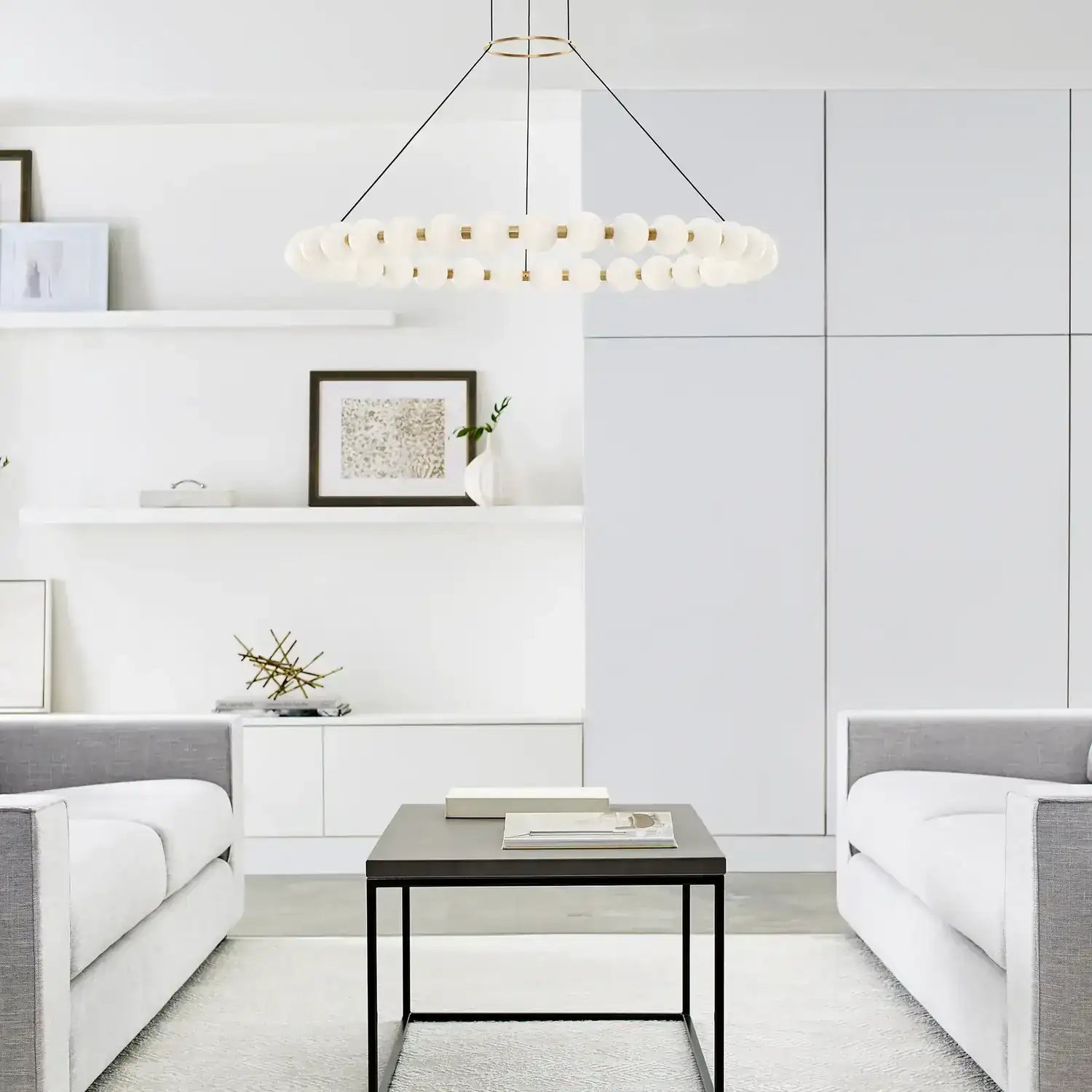 VISUAL COMFORT MODERN, ORBET CHANDELIER, CHANDELIER LIGHT