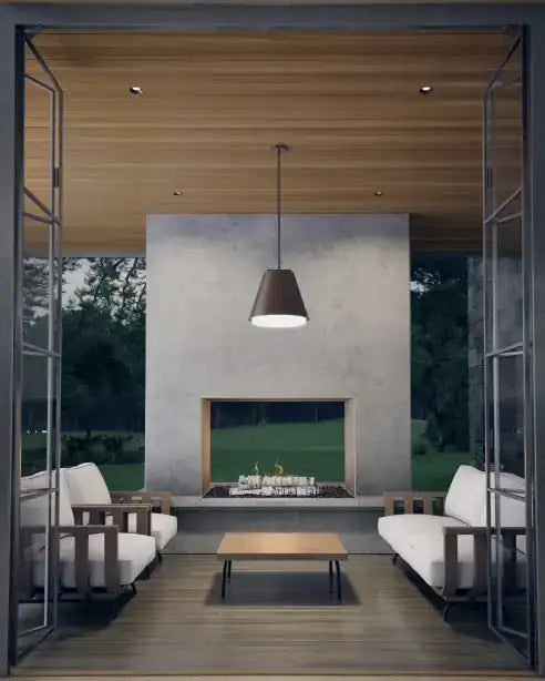 VISUAL COMFORT MODERN BOWMAN 18 OUTDOOR PENDANT