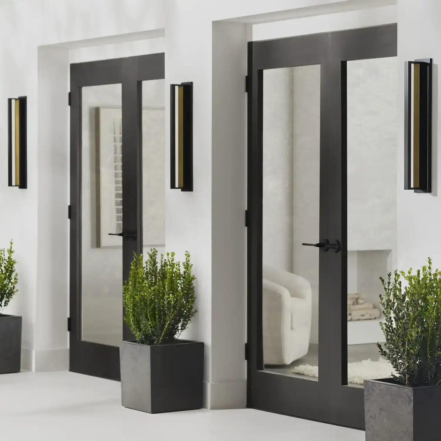 VISUAL COMFORT MODERN, ANTON WALL, OUTDOOR WALL LIGHTS