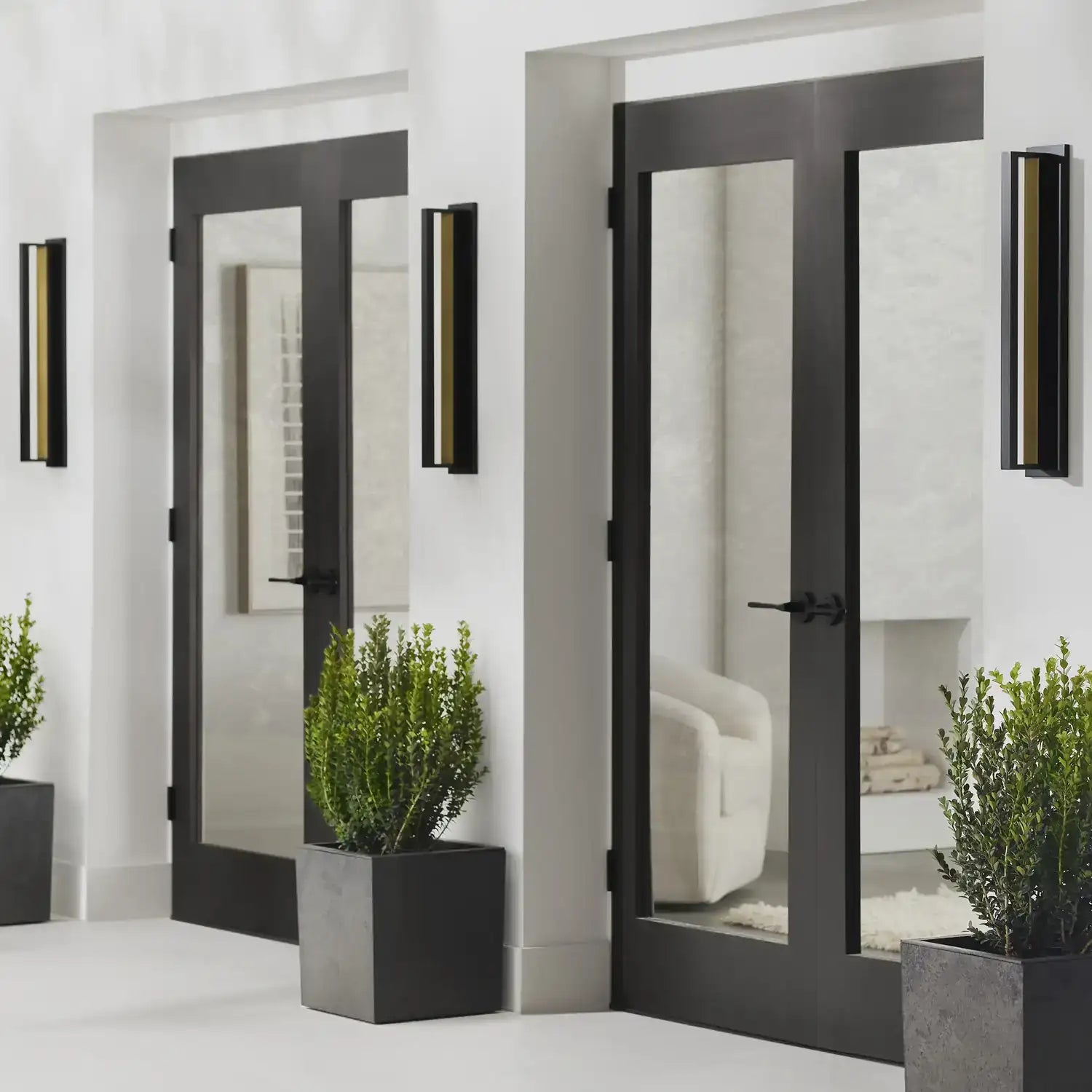 VISUAL COMFORT MODERN, ANTON WALL, OUTDOOR WALL LIGHTS