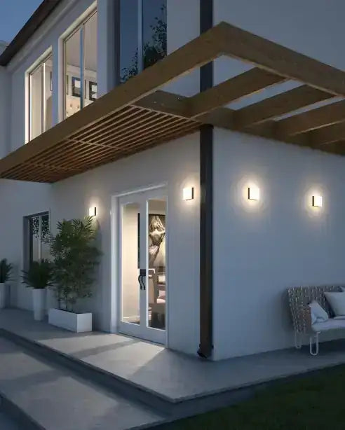 VISUAL COMFORT MODERN, BOXIE OUTDOOR WALL/FLUSH MOUNT, OUTDOOR WALL LIGHTS