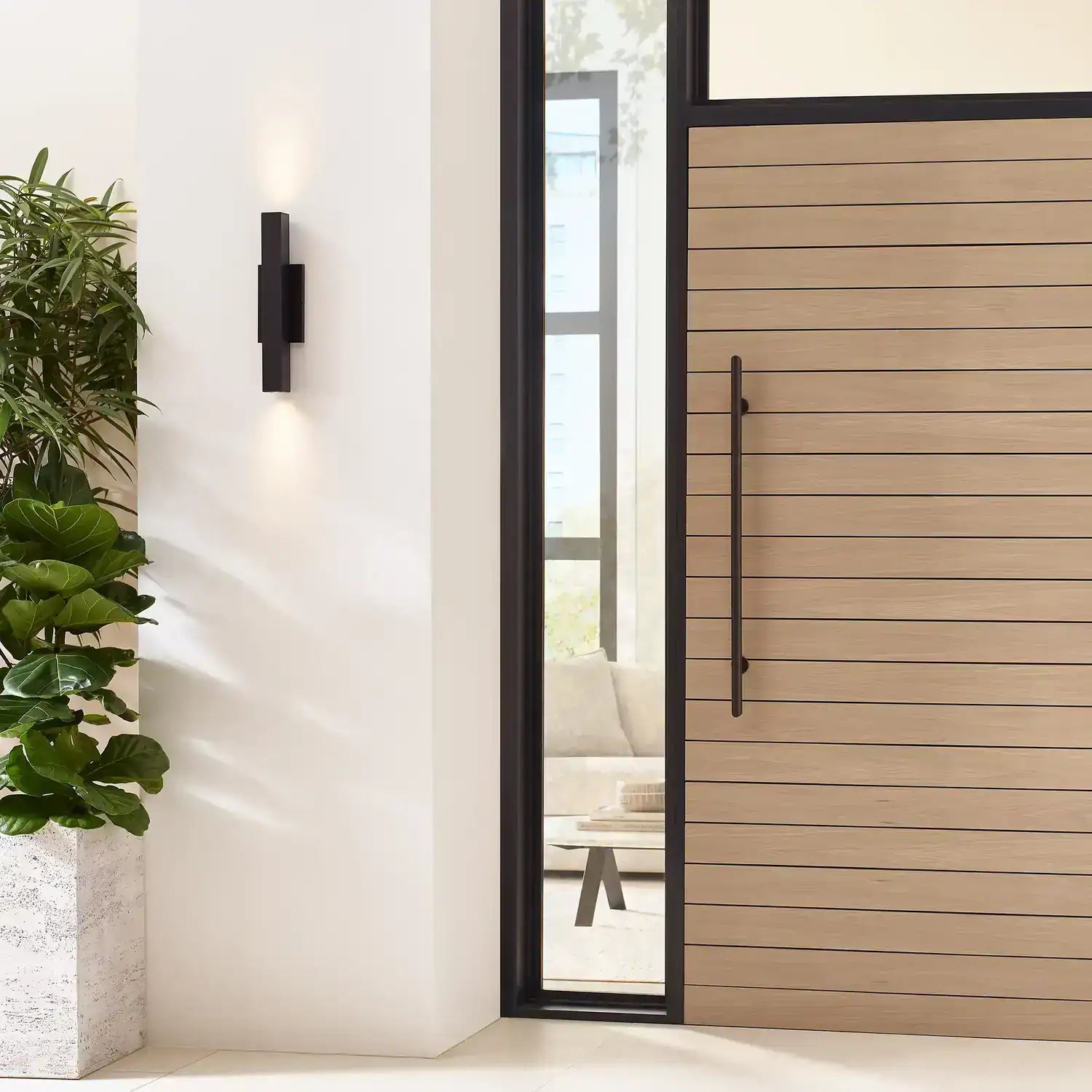 VISUAL COMFORT MODERN, CHARA SQUARE OUTDOOR WALL, OUTDOOR WALL LIGHTS