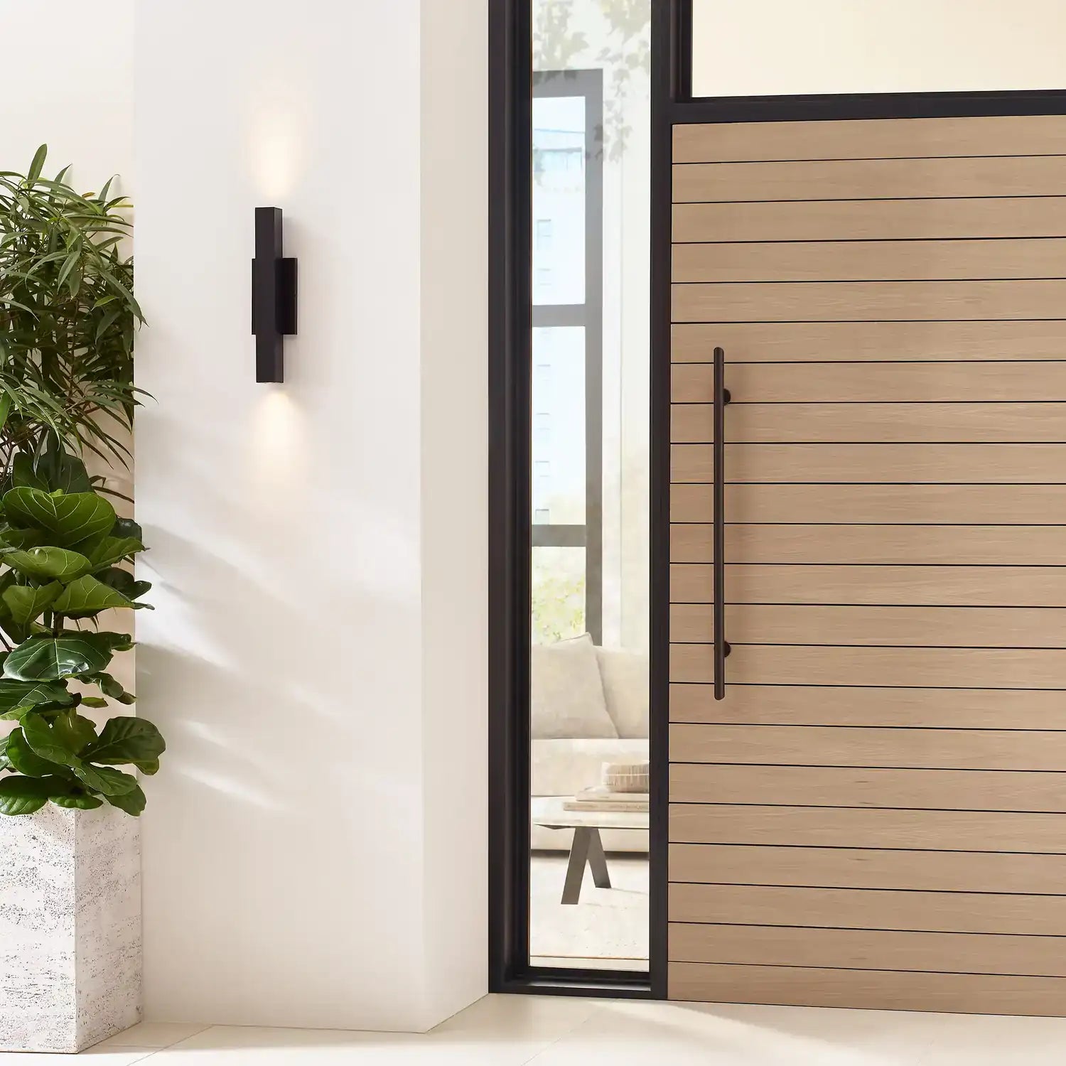 VISUAL COMFORT MODERN, CHARA SQUARE OUTDOOR WALL, OUTDOOR WALL LIGHTS