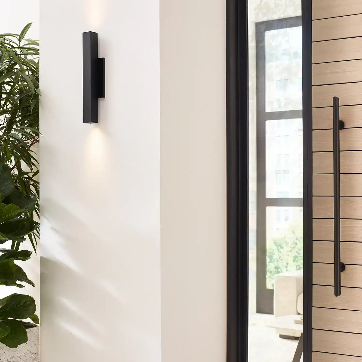 VISUAL COMFORT MODERN, CHARA SQUARE OUTDOOR WALL, OUTDOOR WALL LIGHTS