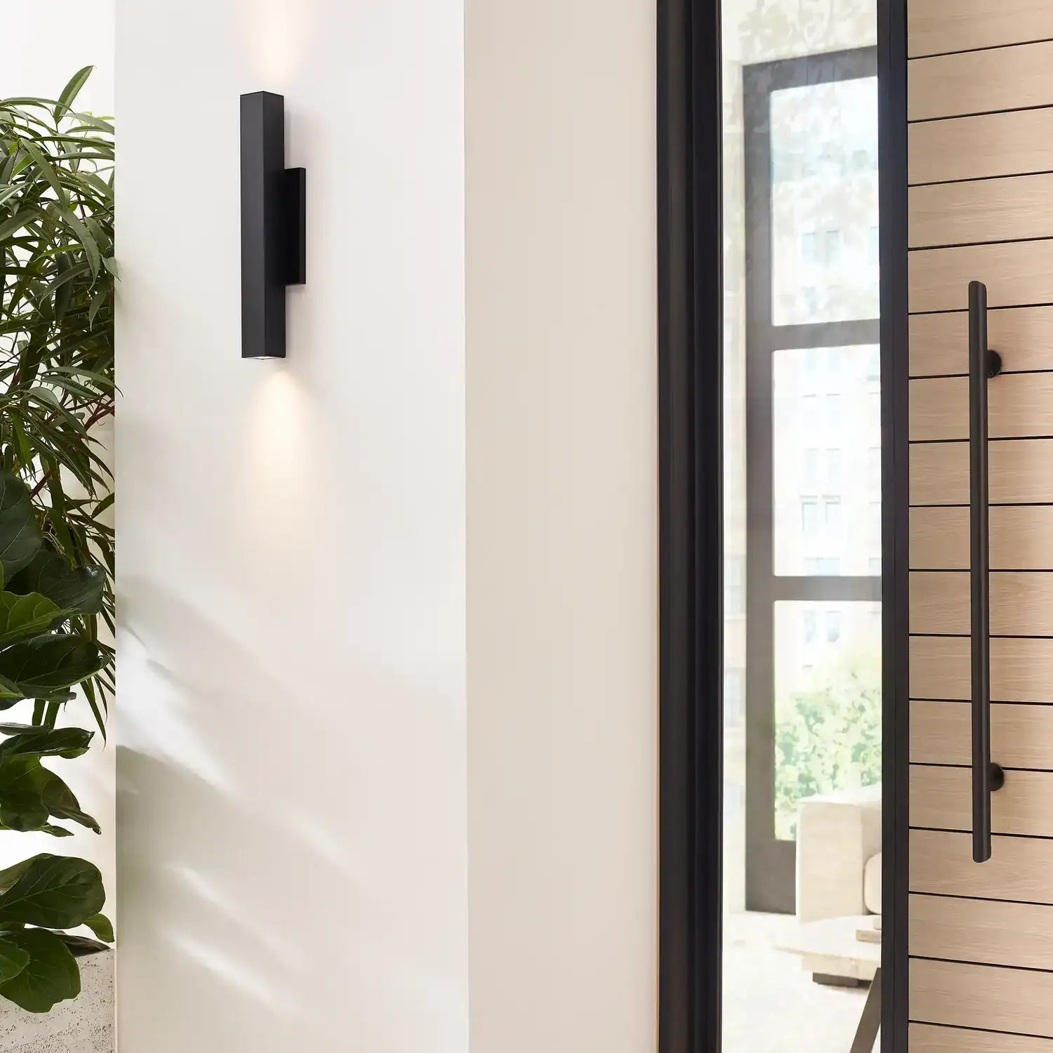 VISUAL COMFORT MODERN, CHARA SQUARE OUTDOOR WALL, OUTDOOR WALL LIGHTS
