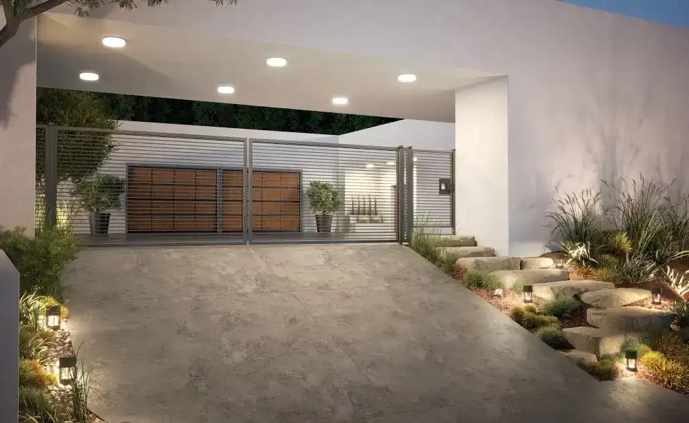 VISUAL COMFORT MODERN, CIRQUE OUTDOOR WALL/FLUSH MOUNT, OUTDOOR WALL LIGHTS