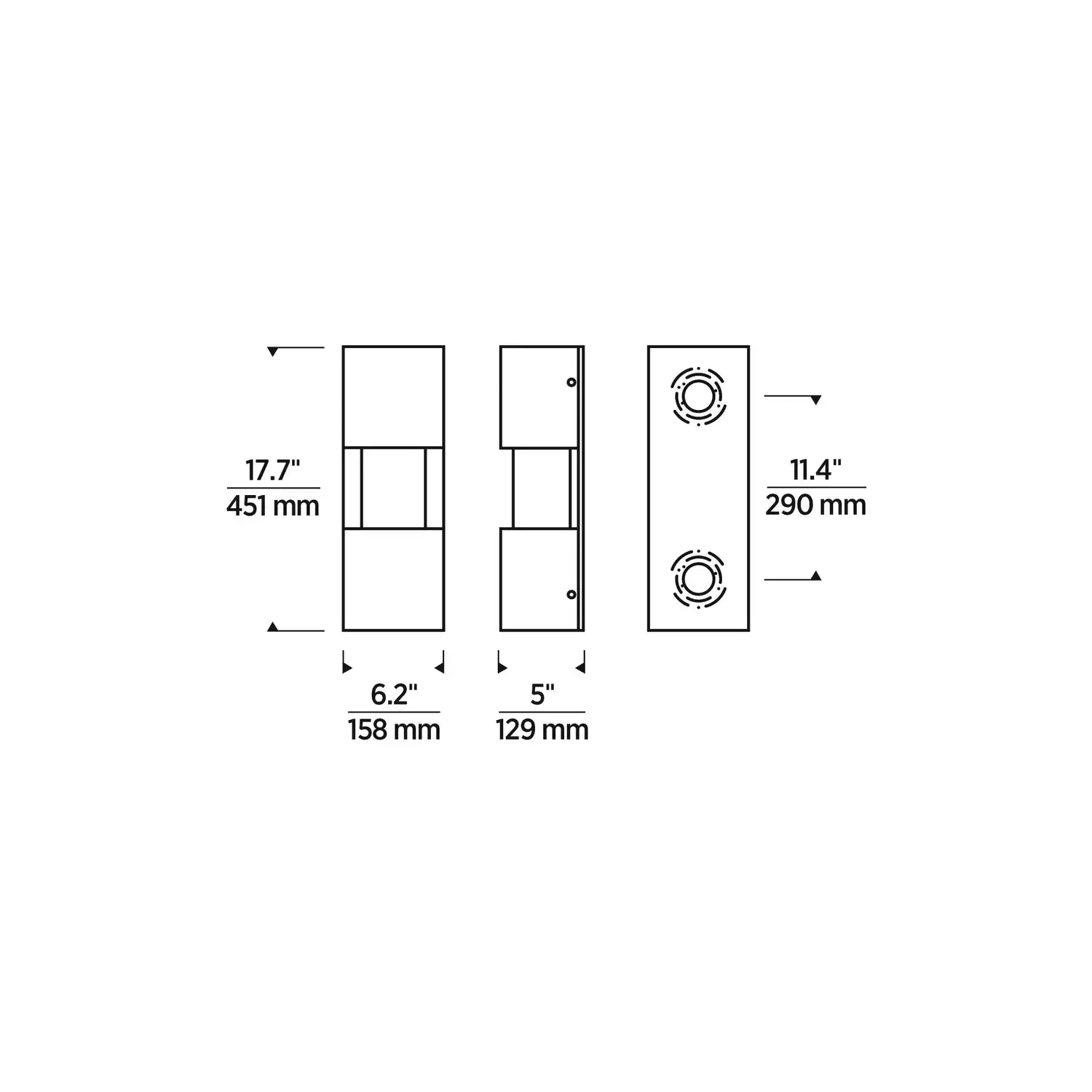 VISUAL COMFORT & CO. LEAGAN OUTDOOR WALL LIGHT - Wall