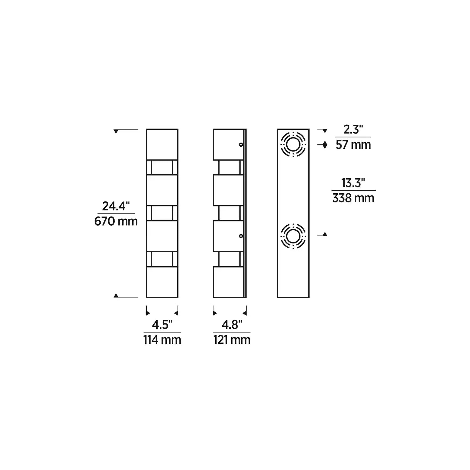 VISUAL COMFORT & CO. LEAGAN OUTDOOR WALL LIGHT - Wall