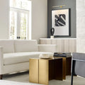 VISUAL COMFORT MODERN, PLURAL FACETED PICTURE LIGHT, WALL SCONCES