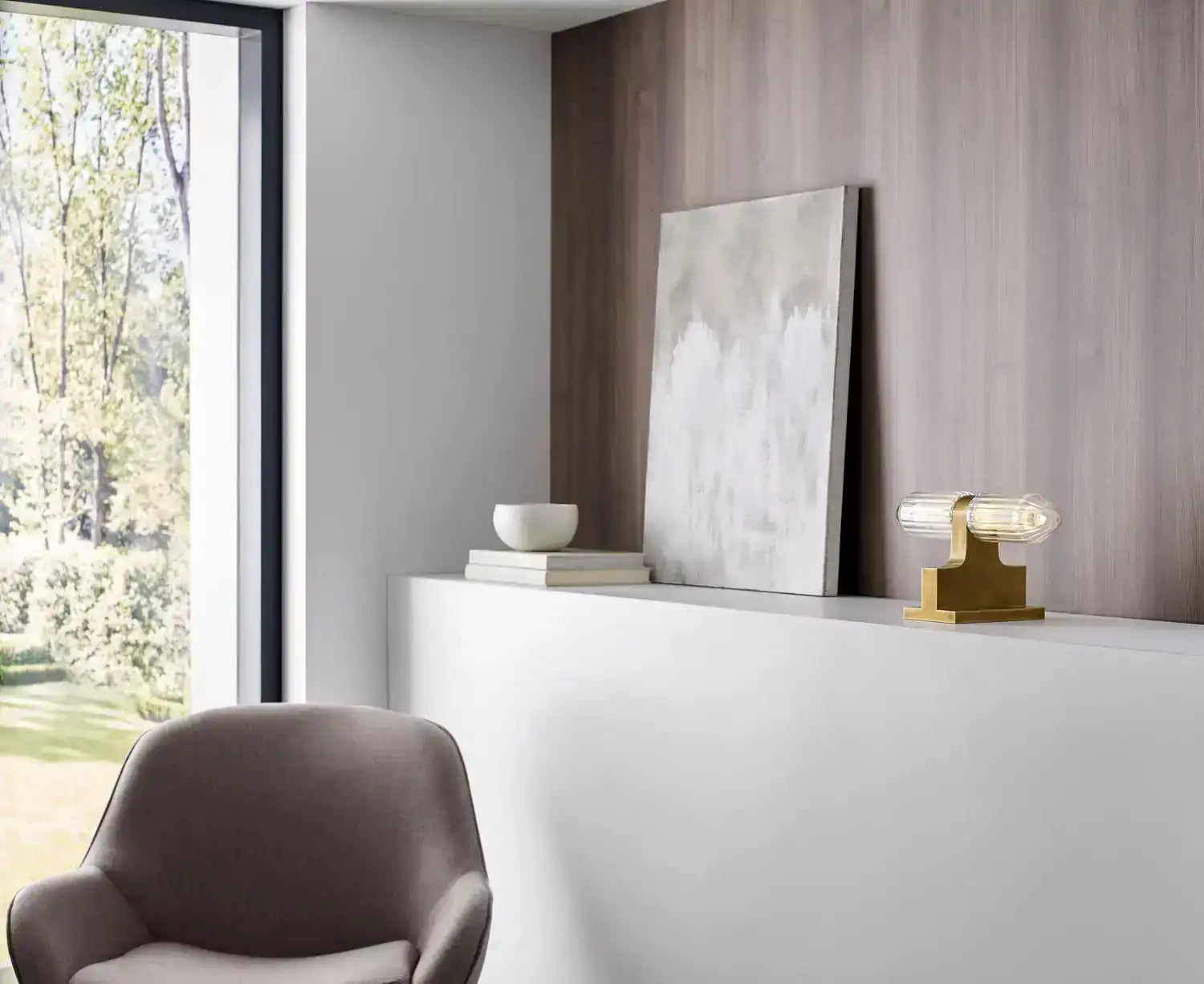 VISUAL COMFORT MODERN, LANGSTON TABLE LAMP, TABLE LAMPS