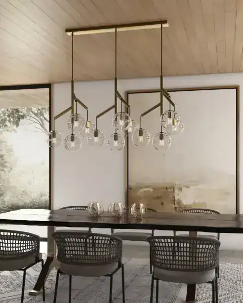 VISUAL COMFORT MODERN, SEDONA TRIPLE CHANDELIER, CHANDELIER LIGHT