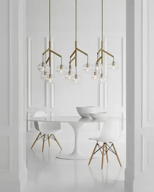 VISUAL COMFORT MODERN, SEDONA TRIPLE CHANDELIER, CHANDELIER LIGHT