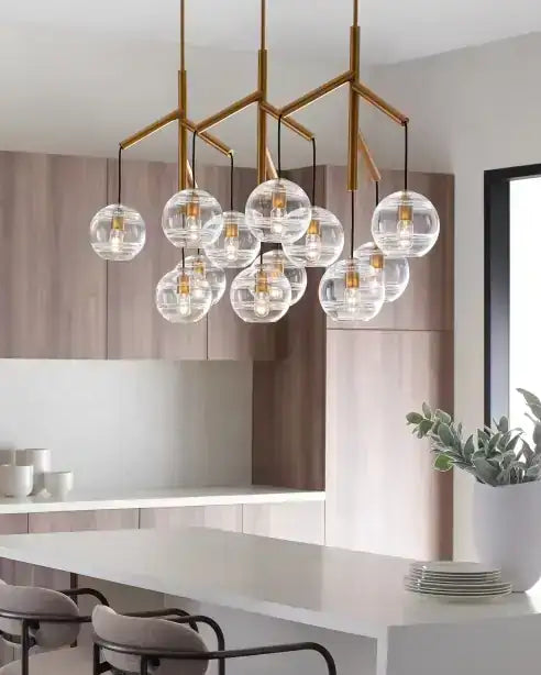 VISUAL COMFORT MODERN, SEDONA TRIPLE CHANDELIER, CHANDELIER LIGHT