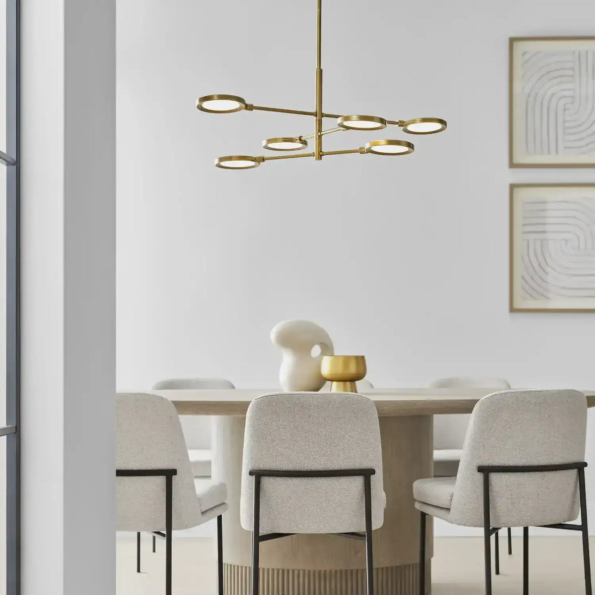 VISUAL COMFORT MODERN, SPECTICA CHANDELIER, CHANDELIER LIGHT