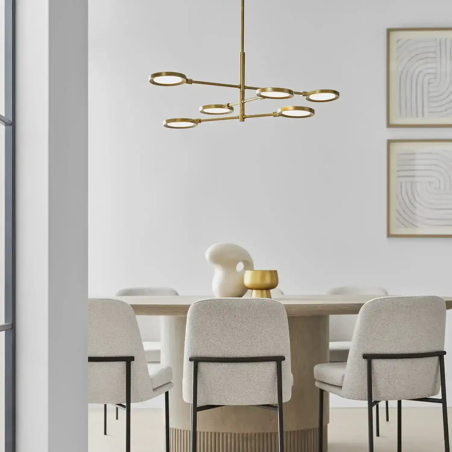 VISUAL COMFORT MODERN, SPECTICA CHANDELIER, CHANDELIER LIGHT