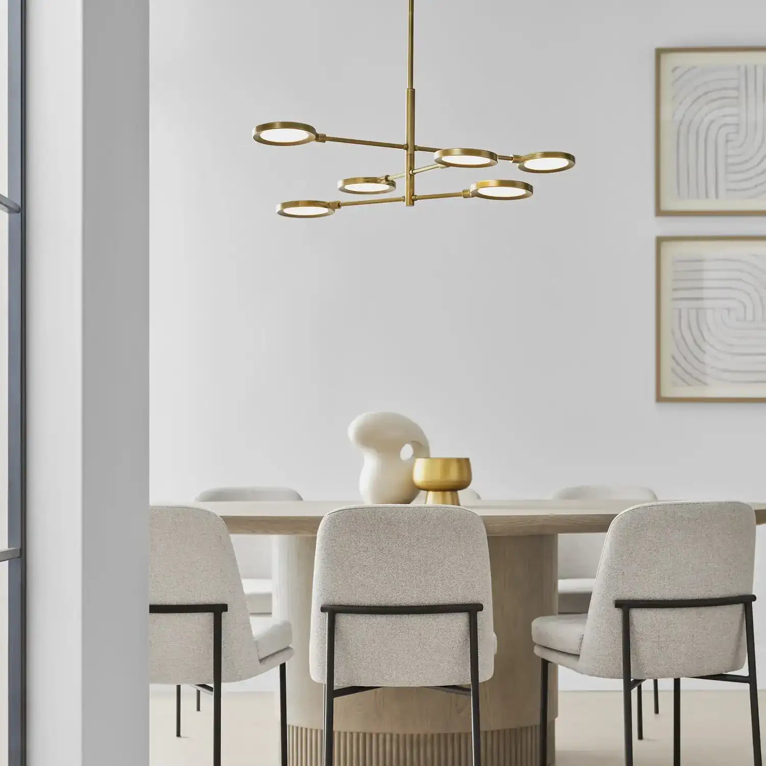 VISUAL COMFORT MODERN, SPECTICA CHANDELIER, CHANDELIER LIGHT