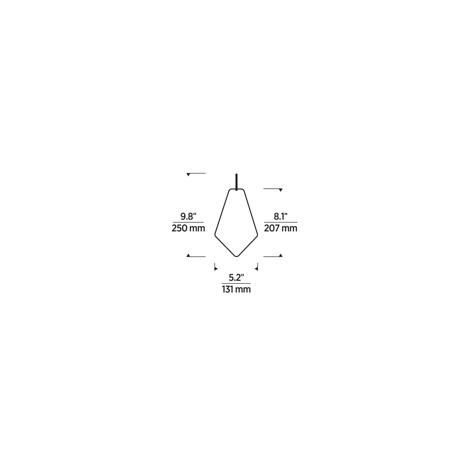 VISUAL COMFORT MODERN TRELLIS PENTAGON PENDANT ACCS - DO NOT SHOW ON WEBSITE