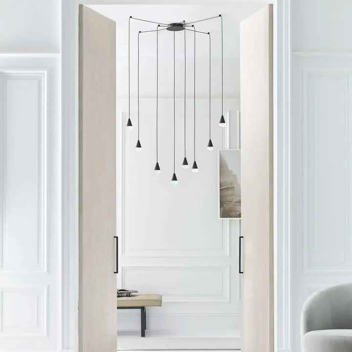 VISUAL COMFORT MODERN, CUPOLA LIGHT CHANDELIER, CHANDELIER LIGHT