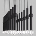 VISUAL COMFORT & CO., GUYED CHANDELIER, CHANDELIER LIGHT
