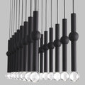 VISUAL COMFORT MODERN, GUYED CHANDELIER, CHANDELIER LIGHT