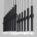 VISUAL COMFORT MODERN, GUYED CHANDELIER, CHANDELIER LIGHT