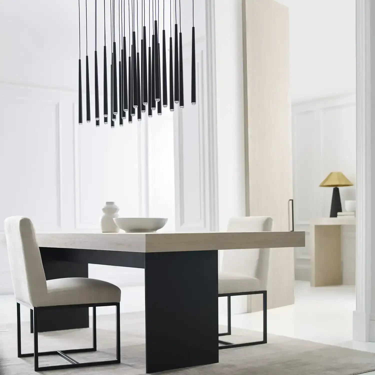 VISUAL COMFORT MODERN, PYLON LIGHT CHANDELIER, CHANDELIER LIGHT