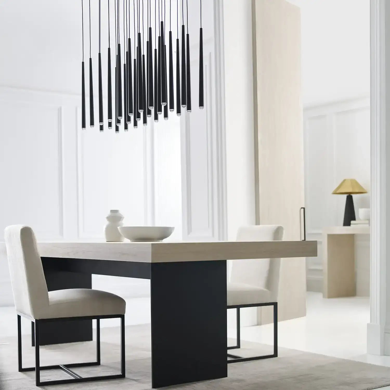VISUAL COMFORT MODERN, PYLON LIGHT CHANDELIER, CHANDELIER LIGHT