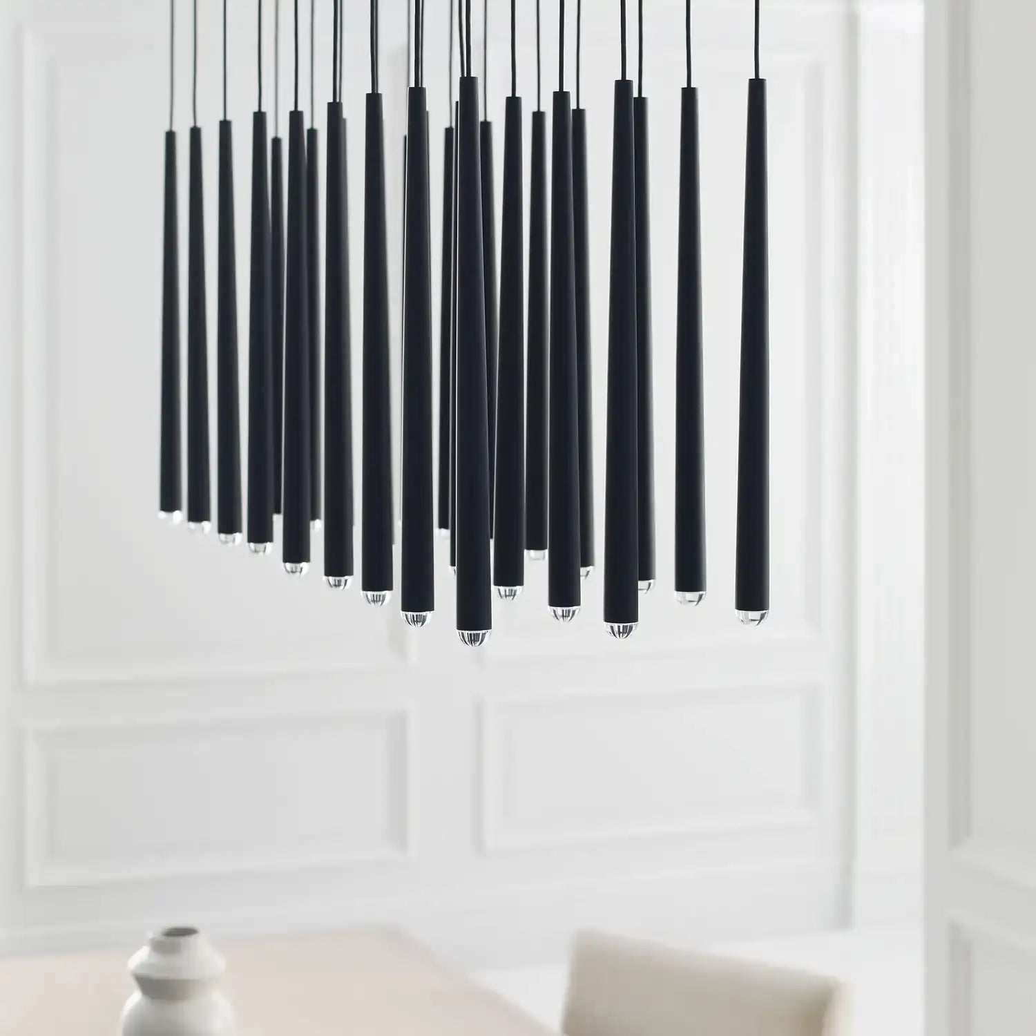 VISUAL COMFORT MODERN, PYLON LIGHT CHANDELIER, CHANDELIER LIGHT