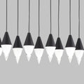 VISUAL COMFORT MODERN, TURRET CHANDELIER, CHANDELIER LIGHT